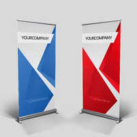 Roll-up Standee - Durable Aluminum Frame, Compact Dimensions, Customizable Vinyl Or Fabric Banners | Effortless Setup, Portable Design, Eye-catching Presentation
