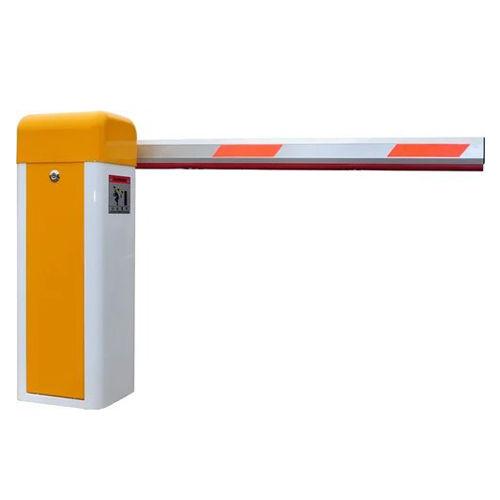 Grey And Yellow Automatic Boom Barrier