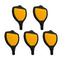 Flexible Median Markers - Durable And Resilient Materials, Different Size, Black And Yellow | Flexible Design For Impact Resistance And Optimal Visibility