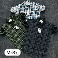 Mens Checked Cotton Shirts