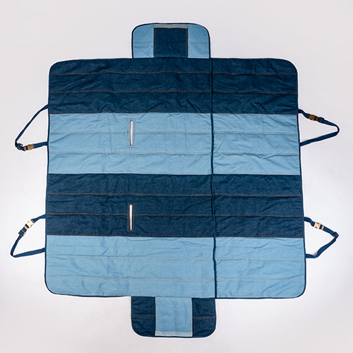 Patchwork Denim Pet Car Seat Cover