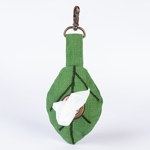 Foliage Print Pet Poop Bag Holder