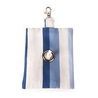 Linear Pet Poop Bag Holder - Cotton/polyester Blend, Customized Size , Versatile Colors For Cats And Dogs
