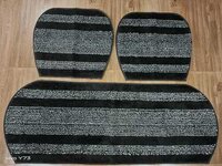 Car Mat - Micro Polyester Front, 20x52 Inches + 20x21 Inches, Customizable Colors & Anti-slip Tpr Backing, Quick Dry & Machine Washable, Modern Design