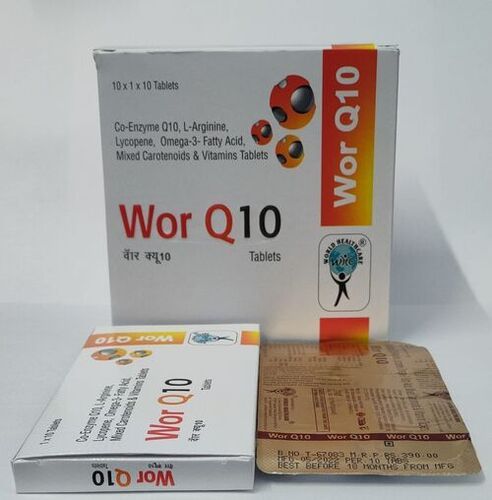 CO-ENZYME Q10 100MG L-ARGININE 50MG LYCOPENE 2000MCG OMEGA 3 FALTY ACID (EPA 90MG DHA 60MG) VITAMIN TABLETS