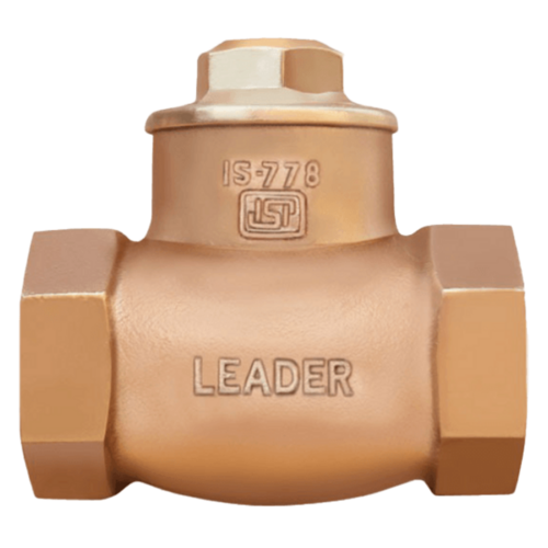 Leader Horizontal Lift Check Valve - Material: Brass