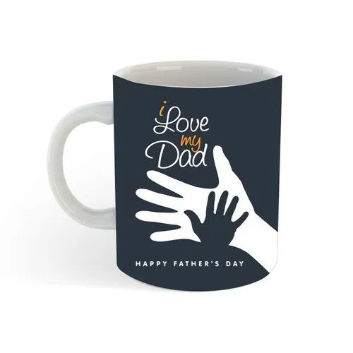 Blue Promotional Printed Ceramic Mug