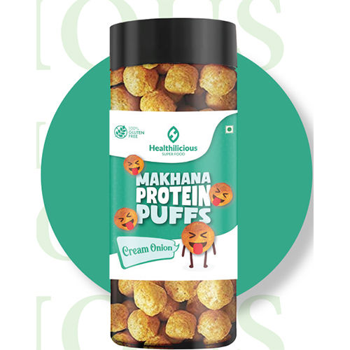 Cream Onion Flavored Makhana Puffs