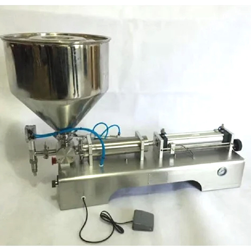 Semi Automatic Single Head Piston Beverage Filling Machine