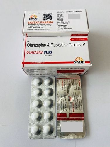 Olnzasav-Plus (Olanzapine 20Mg And Fluo-Xetine 5Mg) General Medicines