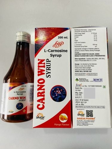 Carnowin Syrup (L-Carnosine 100Mg) General Medicines