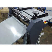 Creasing Machine - Mild Steel, Automatic Operation | White Finish, Reliable Warranty