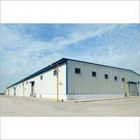 Prefabricated Factory Shed - Steel, Customizable Dimensions, White And Blue Colors | Heavy-duty Floor, Metal Doors, Insulated Options, Up To Zone 4 Compliance