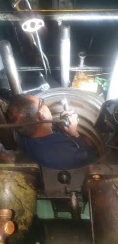 Cylinder Liner/ Engine Block/ Crack Repair of MAN Main Engine/ Metal Lock and Metal Stitching