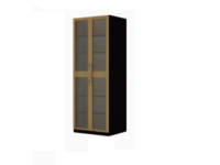 Full Height (2100 Mm H) Storage With  Full Wooden Frame Glass Shutter Fgs1(60/40)