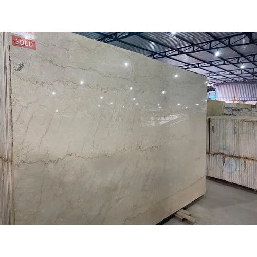 Polished Beige Rectangle Marble Slabs