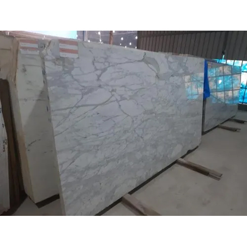 White Italian Marble Slab
