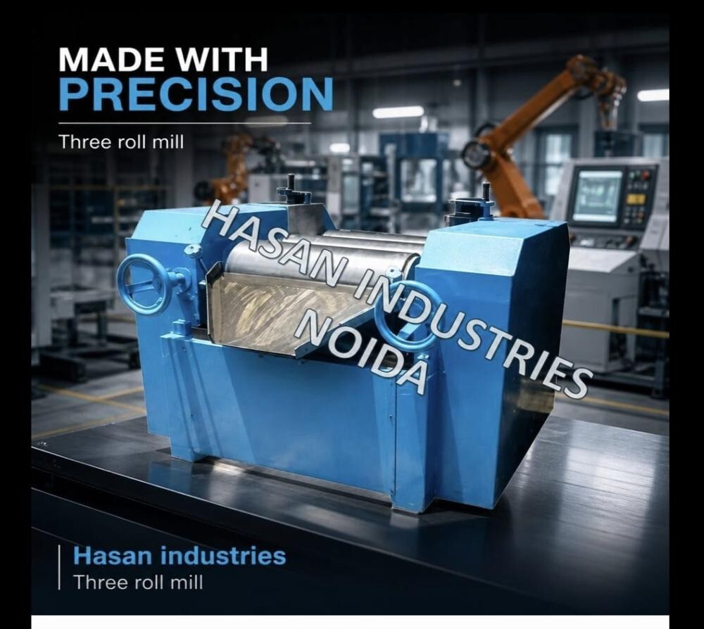 Triple Roll Mill - Capacity: 10-500 Kg/Hr