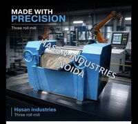 Triple Roll Mill - Capacity: 10-500 Kg/hr