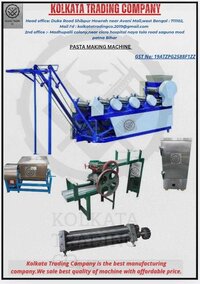 Noodles Making Machines - Stainless Steel, 200 Kg/hr Capacity, 2kw Power | Manual Control, High Efficiency, Industrial Use, Free Stand