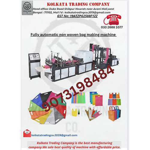 Fully Automatic Non Woven Bag Making Machine