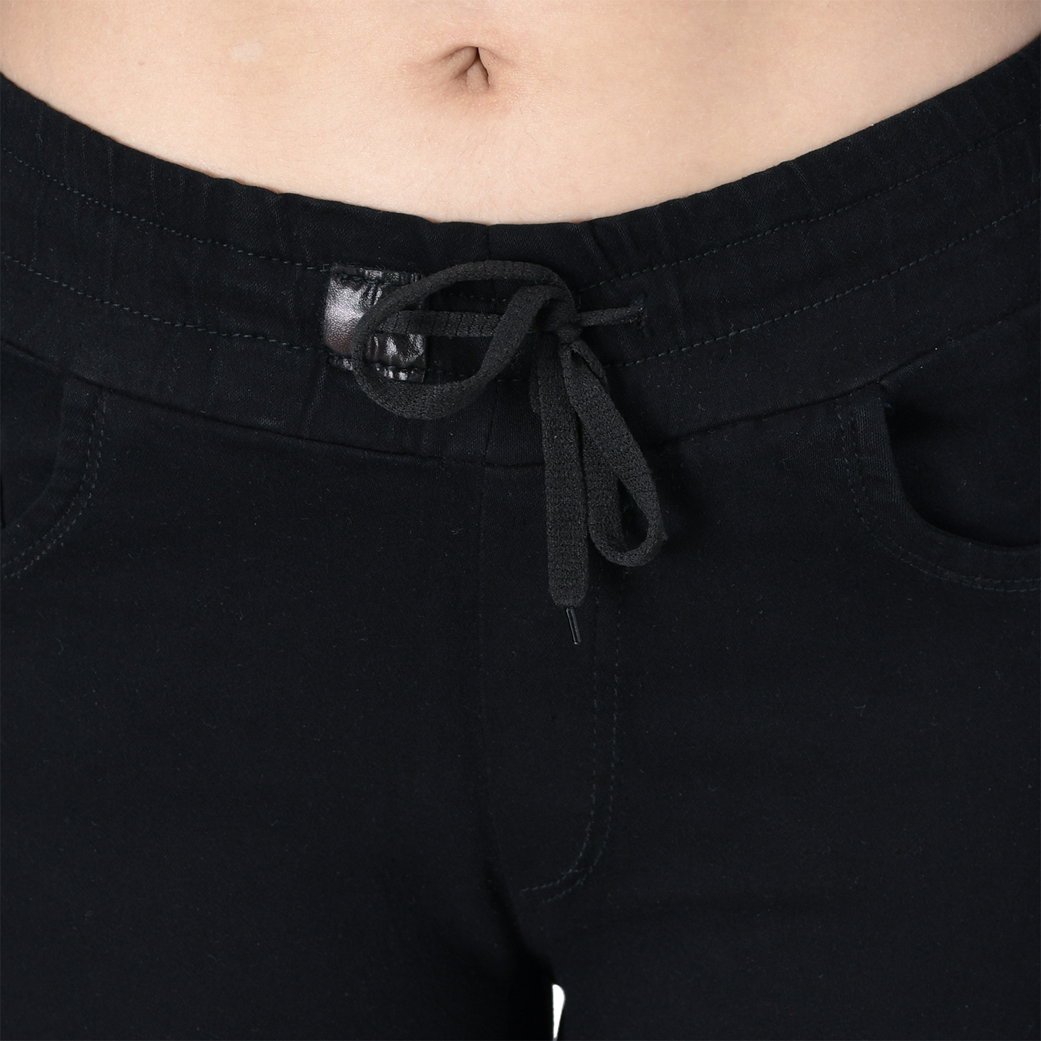 M MODDY 353Black Slim Fit Jogger Style Women Black Jeans
