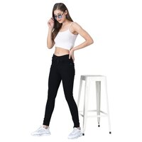 M MODDY 353Black Slim Fit Jogger Style Women Black Jeans