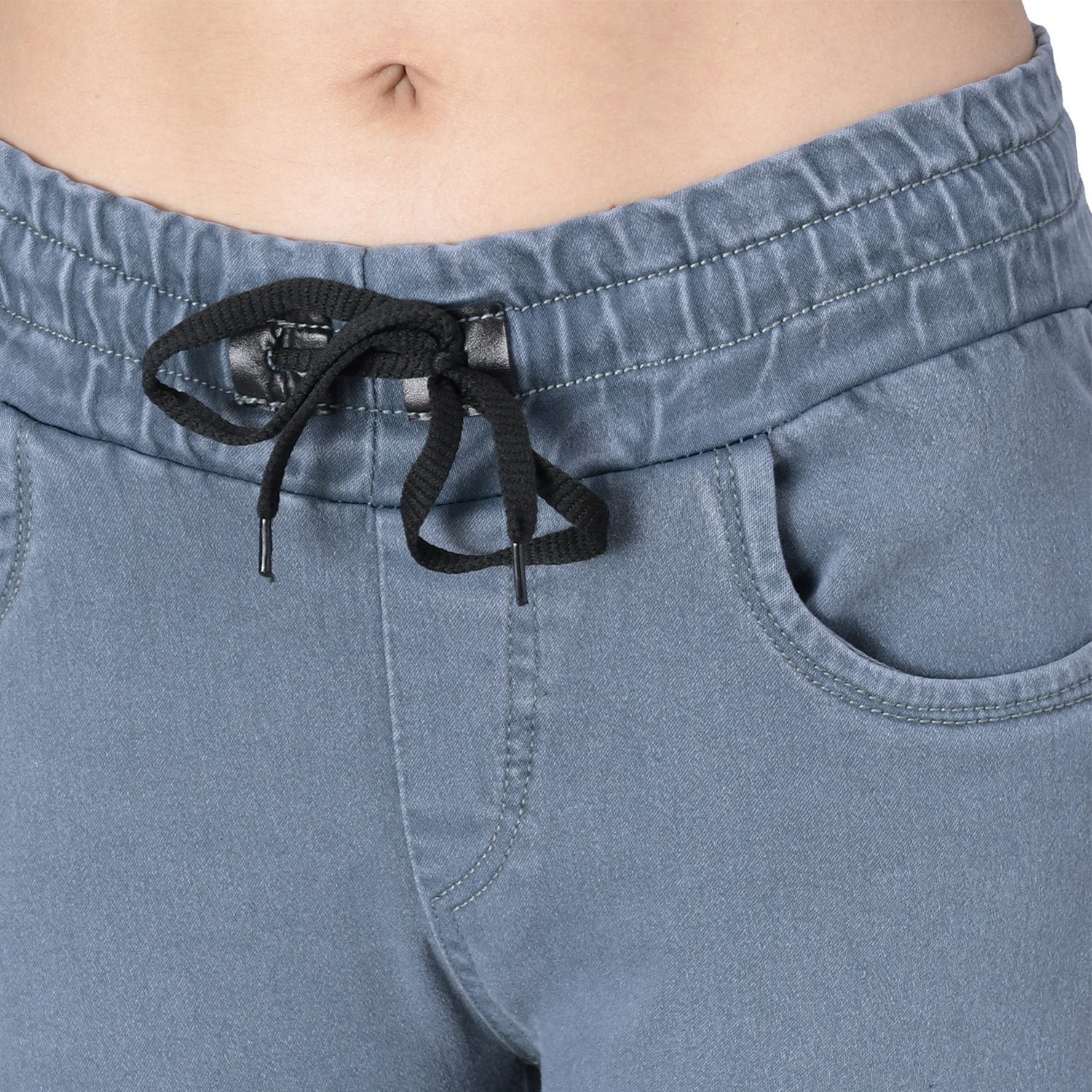 M MODDY 353Grey Slim Fit Jogger Style Women Grey Jeans