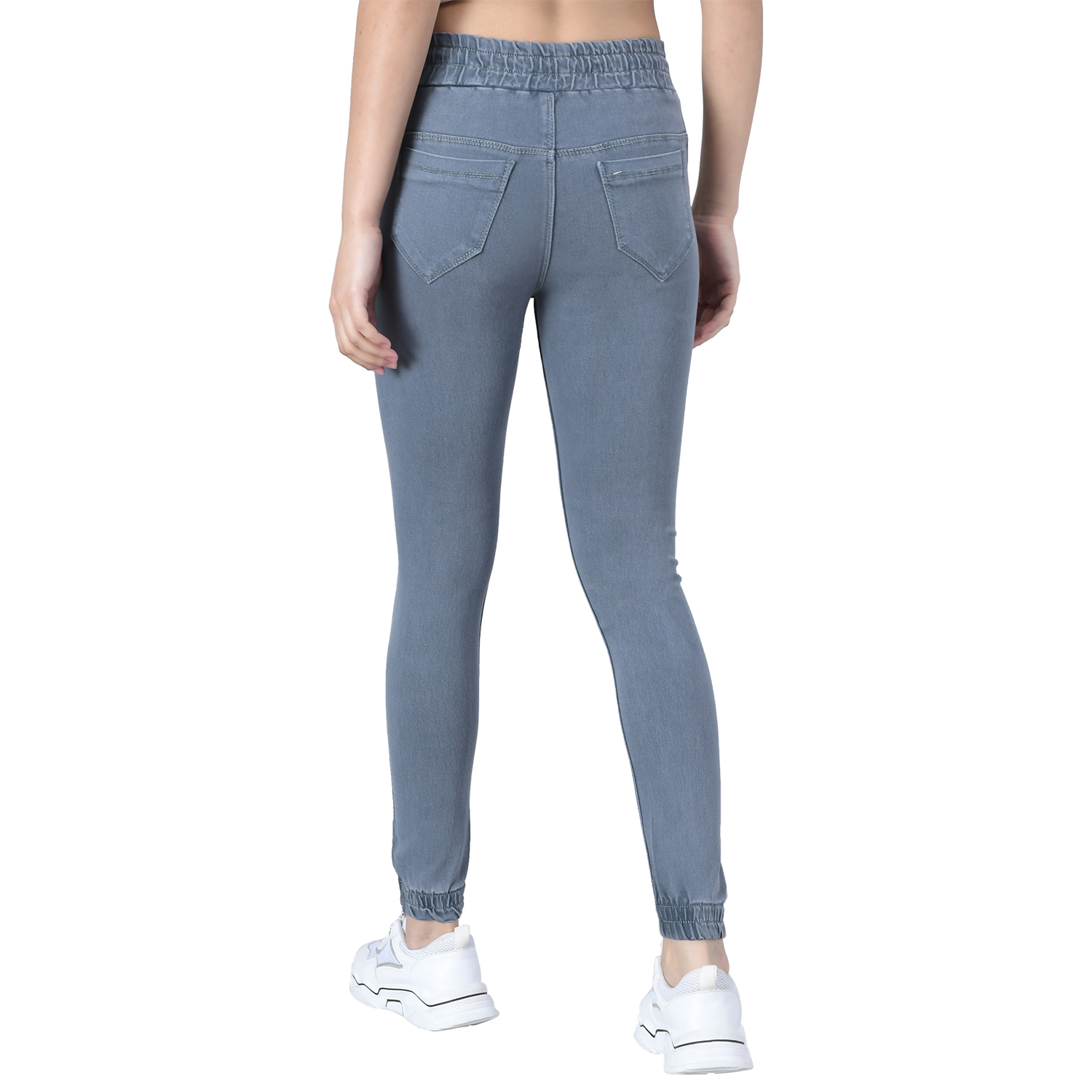 M MODDY 353Grey Slim Fit Jogger Style Women Grey Jeans