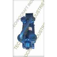 Two Stage Watering Vacuum Pump - Cast Iron SS-304 & SS-316 720 mm Hg Max Suction 50 mÂ³/hr to 1080 mÂ³/hr Flow Rate Mechanical Seal and Gland Packing Blue Color