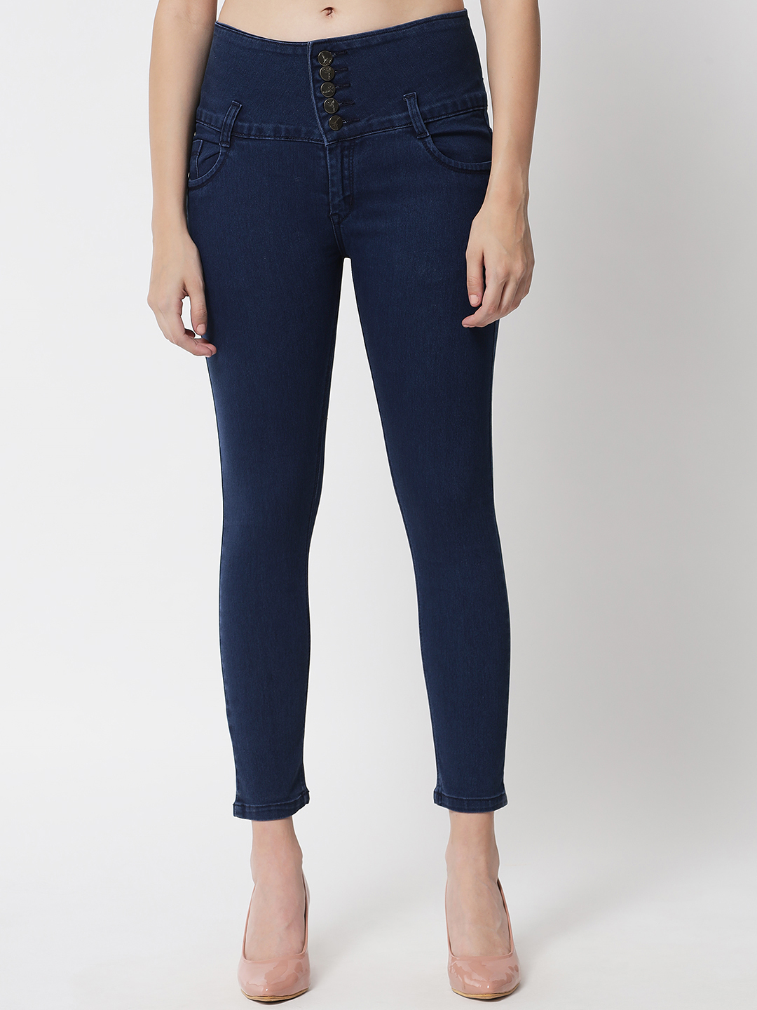 M Moddy 234HW Women Slim Fit Stretchable Blue Jean