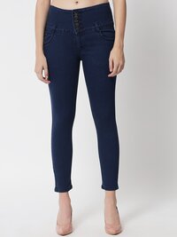 M Moddy 234HW Women Slim Fit Stretchable Blue Jean