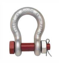 Crosby G 2130 Bolt Type Anchor Shackle - Forged Quenched Tempered Alloy, 1/2 To 85 Metric Tons, Galvanized Finish | Durable, Easy To Operate, Rfid Equipped, Fatigue Rated