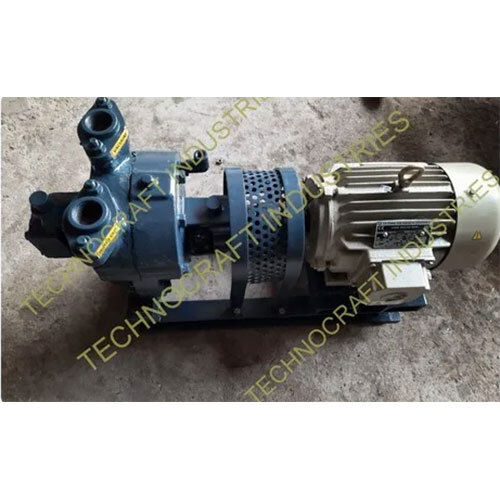 Single Stage Water Ring Vacuum Pump For Oil And Gas Industries - Color: Blue