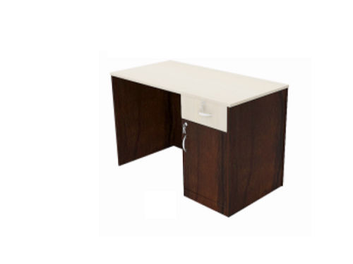 Office table with 1 no  pedestal (1 Drawer and 1 shutter) ODESK6(75/60)