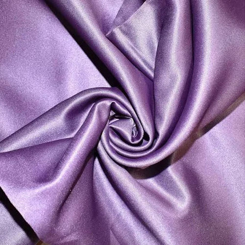 Purple Satin Fabric - Feature: Quick Dry