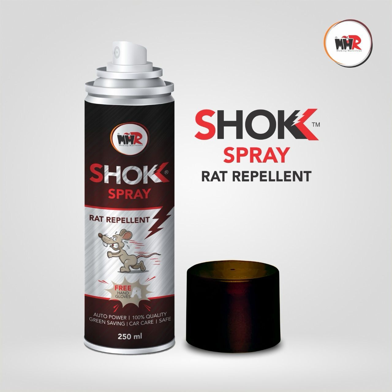 250 ML Shokk Spray Rat Repellent