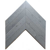 Grey Chevron Engineering Wood - Grade: Industrial