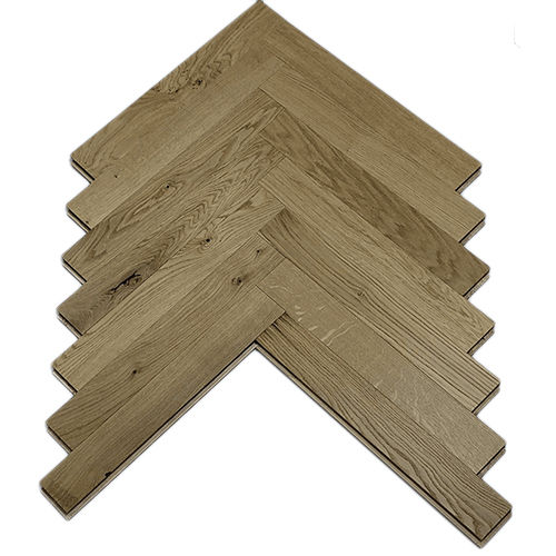 Oak Natural Engineering Herringbone Pattern Wood