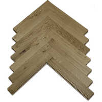 Oak Natural Engineering Herringbone Pattern Wood - Grade: Industrial