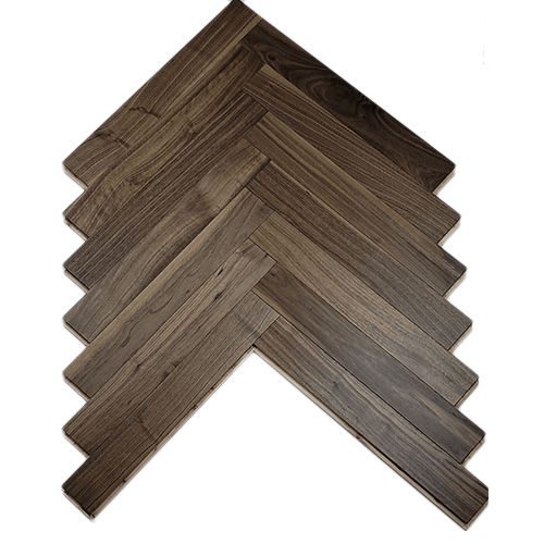 American Walnut Engineering Herringbone Pattern Wood