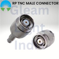 Tnc Female Connector - Metal, White Color, 50 Ohm Impedance, Cable Mount, Tnc Male Compatibility | Rf Application, Female End Type