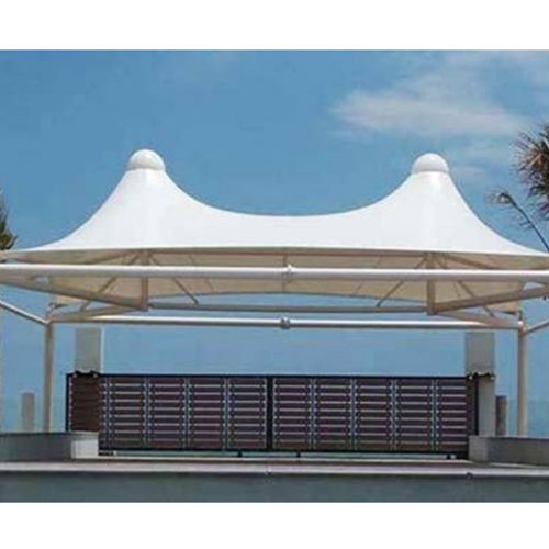Stainless Steel White PCV Gazebo Tensile Structure Shed