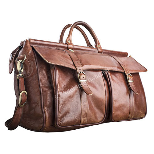 A549 Elegant Overnight Leather Bag