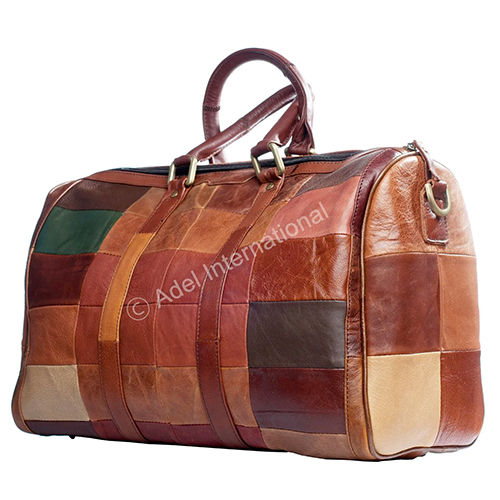 A548 Stylish Patchwork Genuine Leather Bag