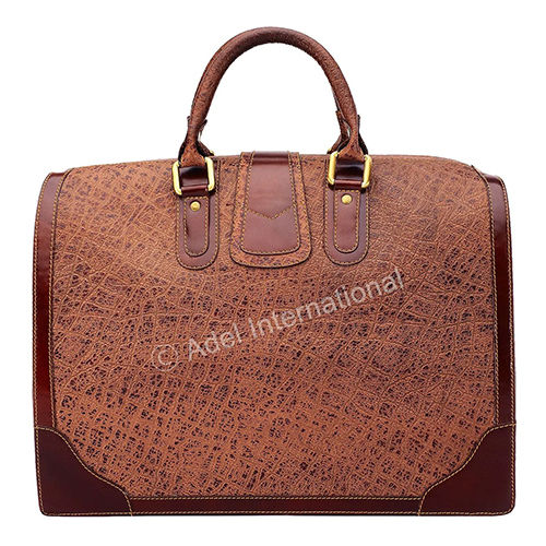 A522 Raw Leather Document Bag