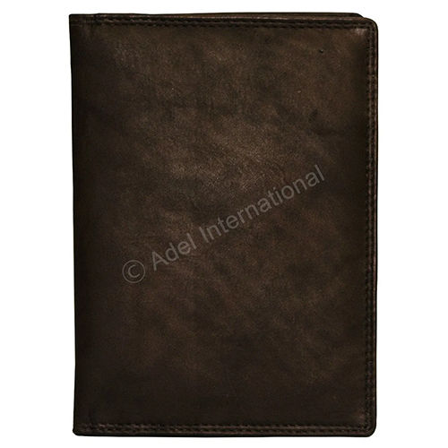 Black A709 Vintage Leather Card Case