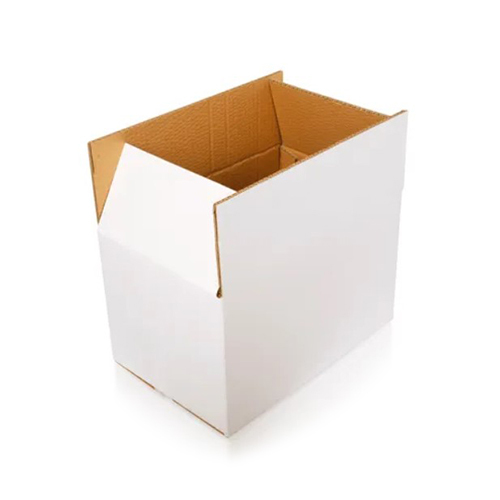 White Duplex Corrugated Box