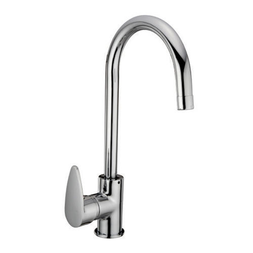 Silver Hestia Collection Single Lever Table Mounted Kitchen Mixer