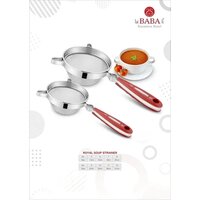 Royal Soup/juice Strainer - Metal Material | Efficient Dual-function For Straining Soups And Juices, Ergonomic Design For Comfortable Use